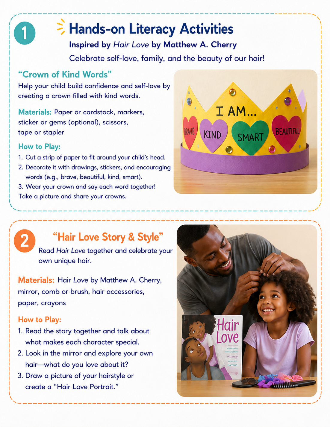 Early literacy activities